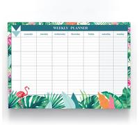 Patq-Joeji's Kitchen Agenda Semainier À Feuilles Détachables A4 60 Pages - Planning Semaine Parfait Emploi Du Temps Pour Les Ecoles Courses Et Repas - Organisatuer Semaine - Bloc Planning Hebdomadair