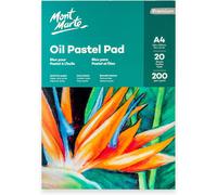 Patq-Mont Marte Papier Pastel A4 ¿ Premium Papier Pastel Sec ¿ 20 Feuilles - 200g/M² ¿ Idéal Pour Les Pastels Doux Et Les Pastels À L'huile