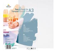 Patq-Papier Calque A4 À Imprimer - 300 Feuilles - 100g / M2 I Papier Transparent Pour Dessiner/Tracer/Bricoler/Travaux Manuels/Carte D'invitation/Couture/Imprimage/Devoirs Scolaire