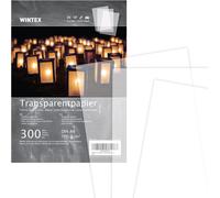 PATQ-Papier Calque Transparent A4 - Lot de 300 - Feuilles de Calque pour l'Impression Jet d'Encre - Papiers Transparents Design et Architecture