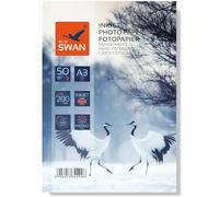 PATQ-Papier Photo Brillant A3 Jet d'Encre, 200 g/m², 50 Feuilles, Recto Brillant, Séchage Rapide, Résistant à l'Eau et aux Rayures, Couleurs Vives, Compatible Imprimantes Canon HP Epson Brother