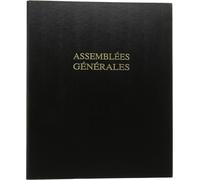 Patq-- Réf. 931d Classeur Juridique Noir 4 Anneaux Assemblee Generale - Dos 37 Mm - 4 Anneaux - Couverture Plastique, Intérieur Papier Livré Avec Recharge 100 Feuillets Numérotés - Format A4