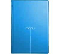 Patq-Ria43bm Porte-Menu, Pvc, Bleu, A4 (Pour Feuilles 21 X 29,7 Cm)