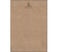 Patq-Sigel Dp415 Papier À Motif De Noël ""Christmas With Apples"", 100 G/M², A4, 100 Feuilles