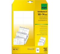 Patq-Sigel Lp701 Lot De 160 Fiches Bristol Pc, 7,4 X 10,5 Cm