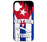 Patria Y Vida Cuba Cuban Flag Freedom Movement Himno Cubano Coque pour iPhone 16 Plus
