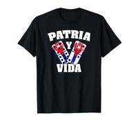 Patria y Vida Cuba Mouvement de la liberté cubaine Himno Cubano T-Shirt