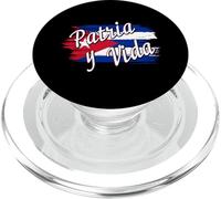Patria Y Vida Flag Cuba Cuban Freedom Cuba Libre PopSockets PopGrip pour MagSafe