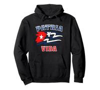 Patria Y Vida Flag Cuba Cuban Freedom Cuba Libre Se Acabo Sweat à Capuche