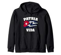 Patria Y Vida Flag Cuba Cuban Freedom Cuba Libre Se Acabo Sweat à Capuche