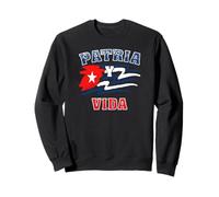 Patria Y Vida Flag Cuba Cuban Freedom Cuba Libre Se Acabo Sweatshirt