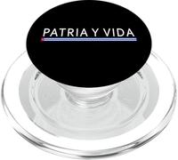Patria Y Vida Viva Cuba Cuban Flag Freedom Himno Cubano PopSockets PopGrip pour MagSafe