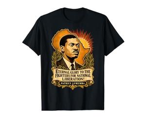 Patrice Lumumba African Liberation Congo Donne T-Shirt Graphique avec Valeur