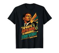 Patrice Lumumba | Libération Africaine | Histoire panafricaine T-Shirt Graphique avec Valeur