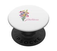 Patricia personalized cute for her cottagecore wildflower PopSockets PopGrip Adhésif