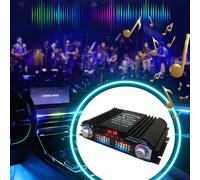 Patricia Power-Amplificateur de son HiFi",1600W,Radio FM,USB,Lecteur karaok¿¿ compatible Bluetooth,T¿¿l¿¿commande,4 canaux,"M¿¿dailles st¿¿r¿¿o HiFi #E