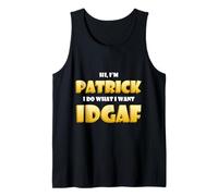 Patrick Costume IDGAF Funny Meme Halloween Costume for Pat Débardeur
