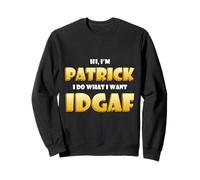 Patrick Costume IDGAF Funny Meme Halloween Costume for Pat Sweatshirt
