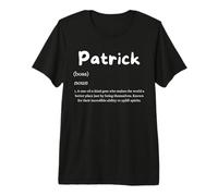 Patrick Definition Costume de Pat personnalisé pour Pats T-Shirt Haut de Gamme