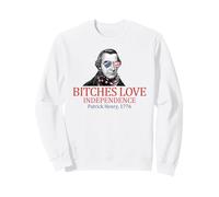 Patrick Henry 1776 Les chiennes Aiment l'indépendance Sweatshirt
