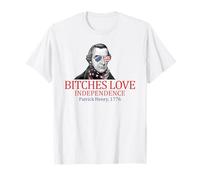 Patrick Henry 1776 Les chiennes Aiment l'indépendance T-Shirt