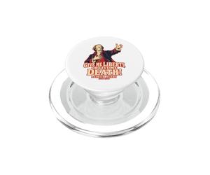 Patrick Henry Donne-Moi Liberty Patriotic PopSockets PopGrip pour MagSafe