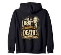 Patrick Henry Give Me Liberty Or Death Citation Historique Sweat à Capuche