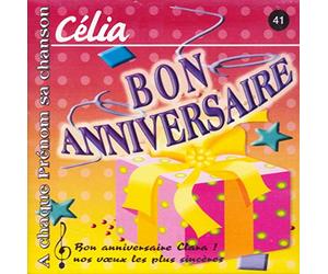 Patrick Lambert - Joyeux Bon Anniversaire Célia A Chaque Prénom Sa Chanson