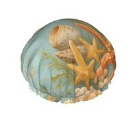 Patrick L'Étoile Et Son Coquillage Bonnet De Douche Femme Double Couche Bonnet De Bain Imperméable Chapeau De Douches Pour Spa Hôtel Bain