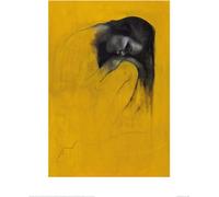 Patrick Palmer - Poster "Là où personne ne sait" PM3891 (60 cm x 80 cm) (Jaune/Noir)