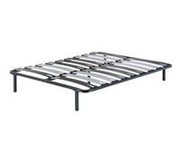 patrick - Solide et Confortable Sommier Cadre a lattes + Pieds 180x200 x 29 cm en Metal - 3 x 9 Larges Lattes de 12,5 cm - Montage Rapide et Facile -