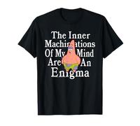 Patrick Star My Mind is an Enigma Funny Existential Cartoon T-Shirt