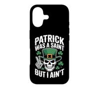 Patrick Was Saint But I Aint Skull St Patricks Day Coque pour iPhone 17