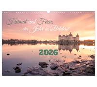 Patrie et lointain, une année en images, Version française (Calendrier mural 2026 DIN A3 portrait), Calendrier CALVENDO mensuel