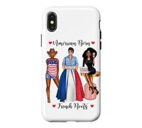 Patrimoine Africain américain né et Racines françaises Coque pour iPhone X/XS
