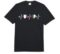 Patrimoine algérien Drapeau français Drapeau algérien Comfort Colors Adult Heavyweight T-Shirt