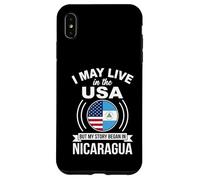 Patrimoine américain du Nicaragua Je pourrais Vivre aux États-Unis Coque pour iPhone XS Max