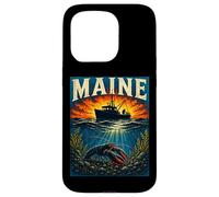 Patrimoine côtier du Maine Lobster Boat Coque pour iPhone 15 Pro