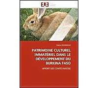 Patrimoine Culturel Immatériel Dans Le Développement Du Burkina Faso