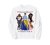 Patrimoine des Racines Afro-américaines et bosniaques Sweatshirt