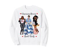 Patrimoine des Racines Afro-américaines et grecques Sweatshirt