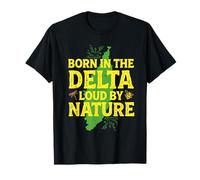 Patrimoine du Mississippi Born in The Delta T-Shirt