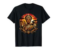 Patrimoine du Safari de la Reine Lion et léopard d'Afrique T-Shirt