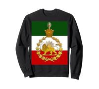 Patrimoine du Symbole de la Couronne Pahlavi du Lion iranien et du Soleil Sweatshirt