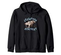 Patrimoine équestre Vintage des Courses de Chevaux de Lexington, Kentucky Sweat à Capuche