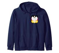 Patrimoine Familial Allemand polonais Aigle de la Pologne Drapeau Sweat à Capuche