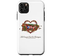 Patrimoine hispanique Porto Rico Mi Corazón Borinquen Coque pour iPhone 11 Pro Max
