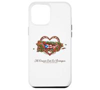 Patrimoine hispanique Porto Rico Mi Corazón Borinquen Coque pour iPhone 12 Pro Max