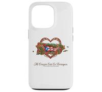 Patrimoine hispanique Porto Rico Mi Corazón Borinquen Coque pour iPhone 13 Pro