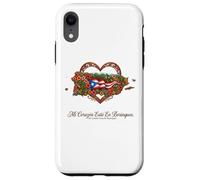 Patrimoine hispanique Porto Rico Mi Corazón Borinquen Coque pour iPhone XR